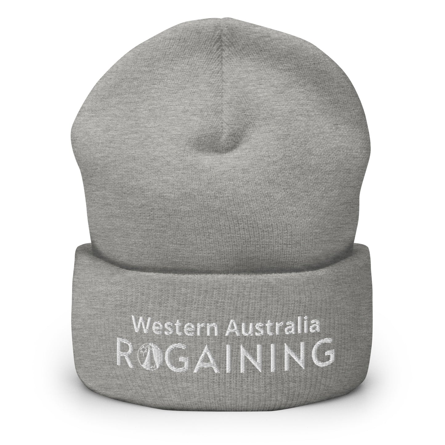 WA Rogaining Cuffed Beanie - Sport Grey