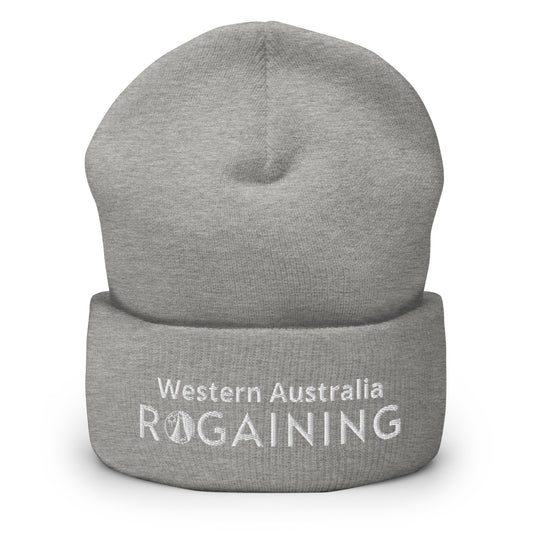 WA Rogaining Cuffed Beanie - Sport Grey