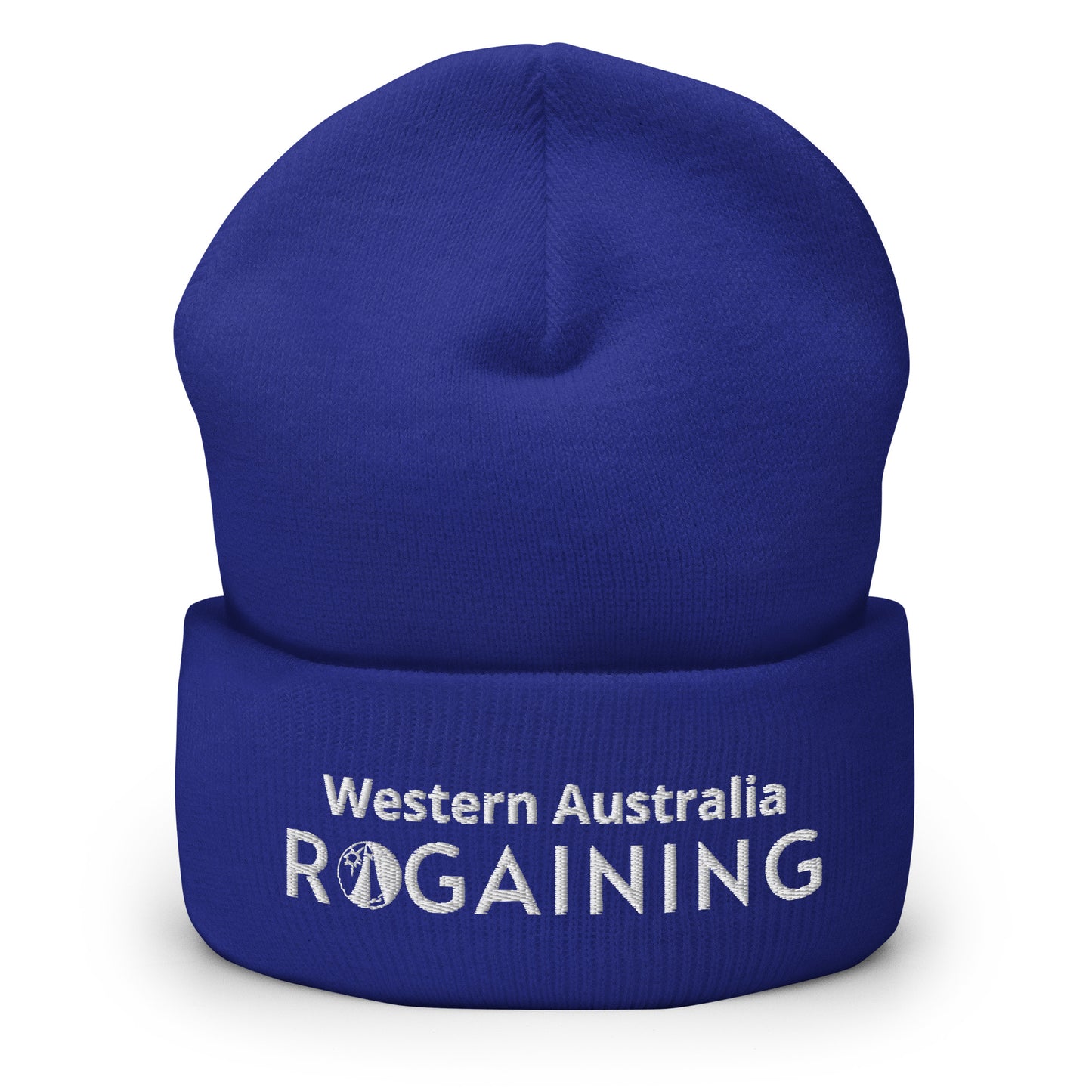 WA Rogaining Cuffed Beanie - Blue