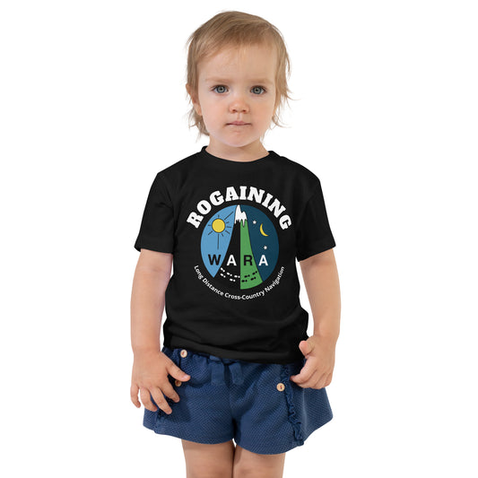 WA Rogaining Toddler Short Sleeve Tee - Black
