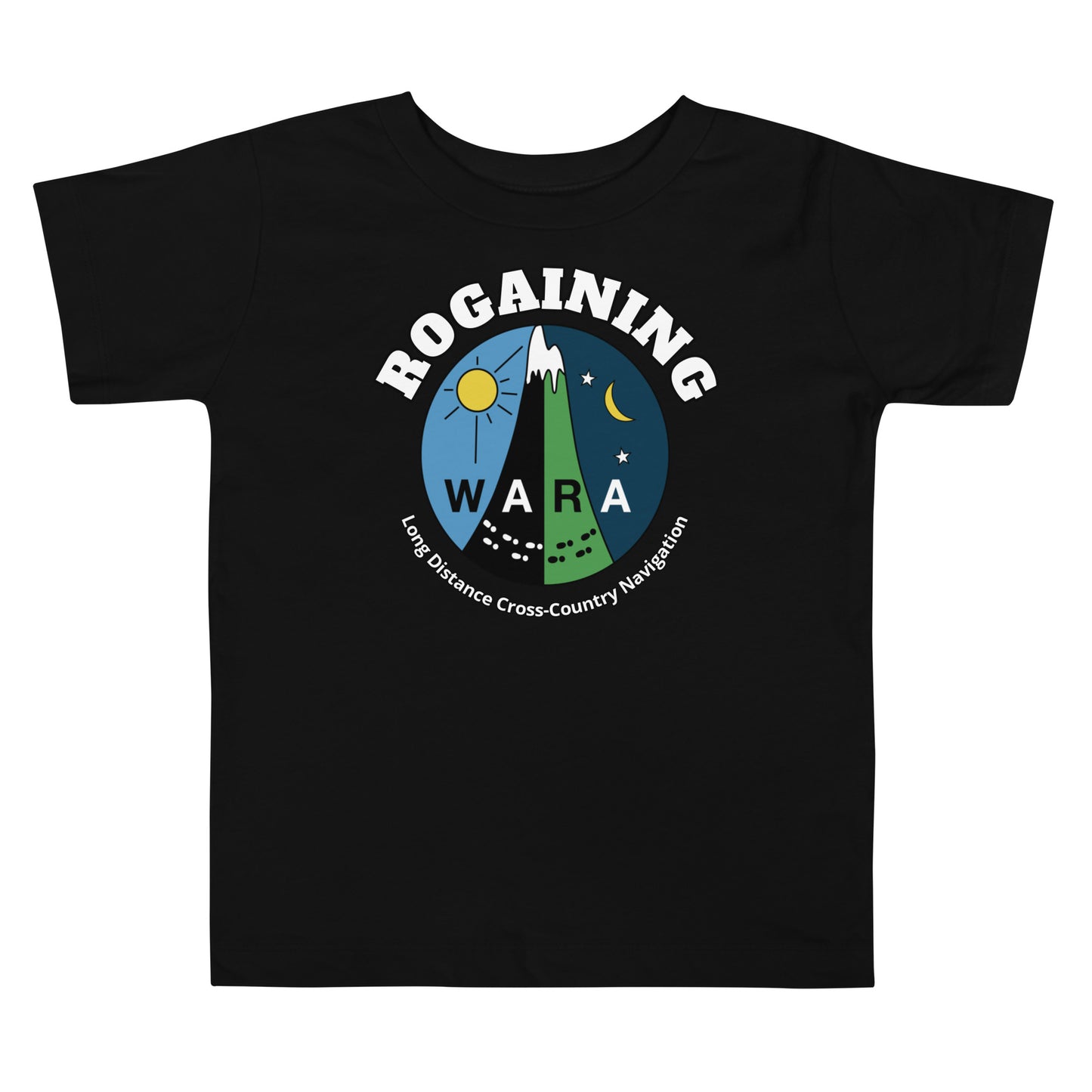 WA Rogaining Toddler Short Sleeve Tee - Black