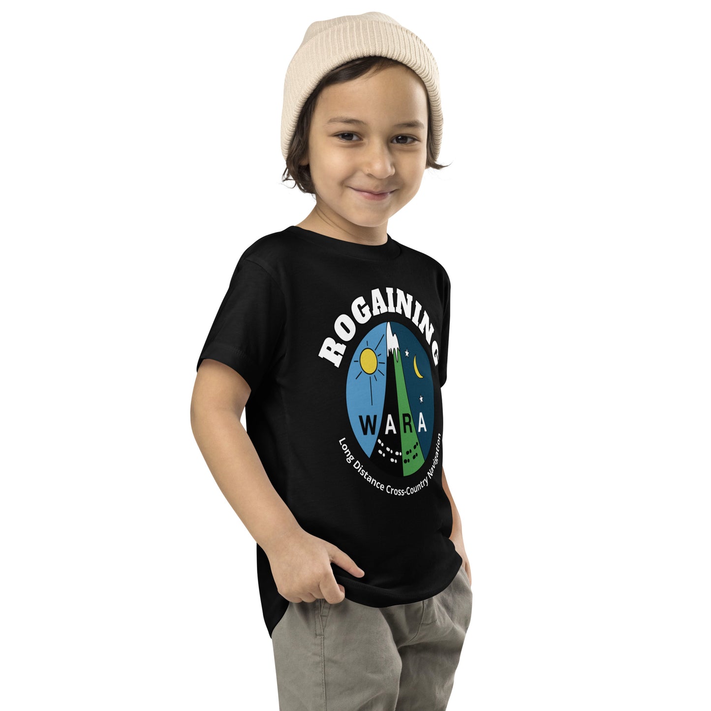 WA Rogaining Toddler Short Sleeve Tee - Black