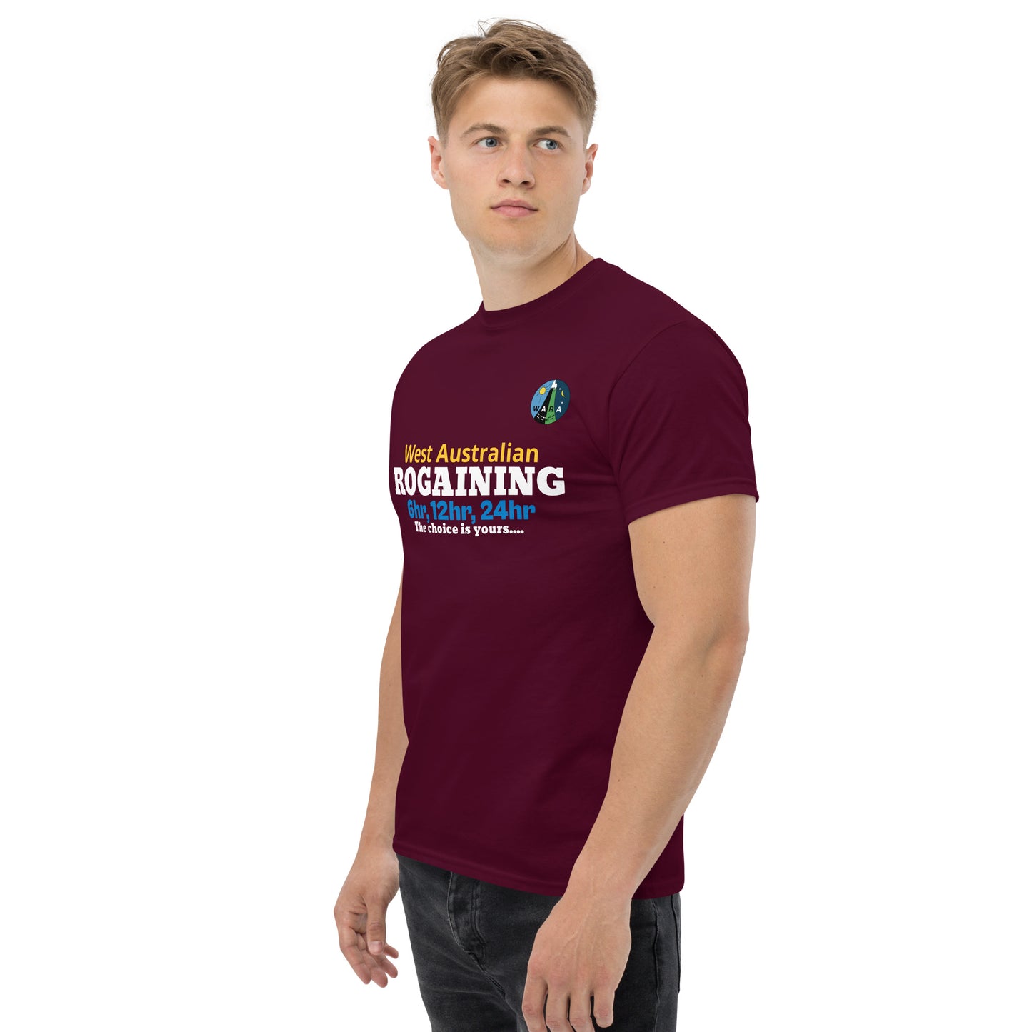 WARA Rogaining Unisex classic tee - Maroon