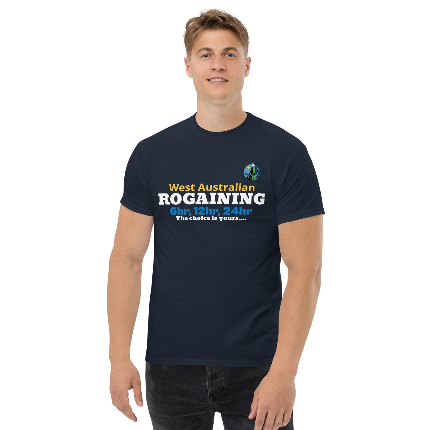 WARA Rogaining Unisex classic tee - Navy