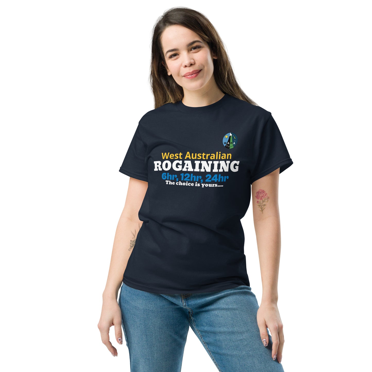 WARA Rogaining Unisex classic tee - Navy