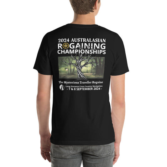 2024 Australasian Rogaining Championship - Graphic - Unisex T-Shirt - Black