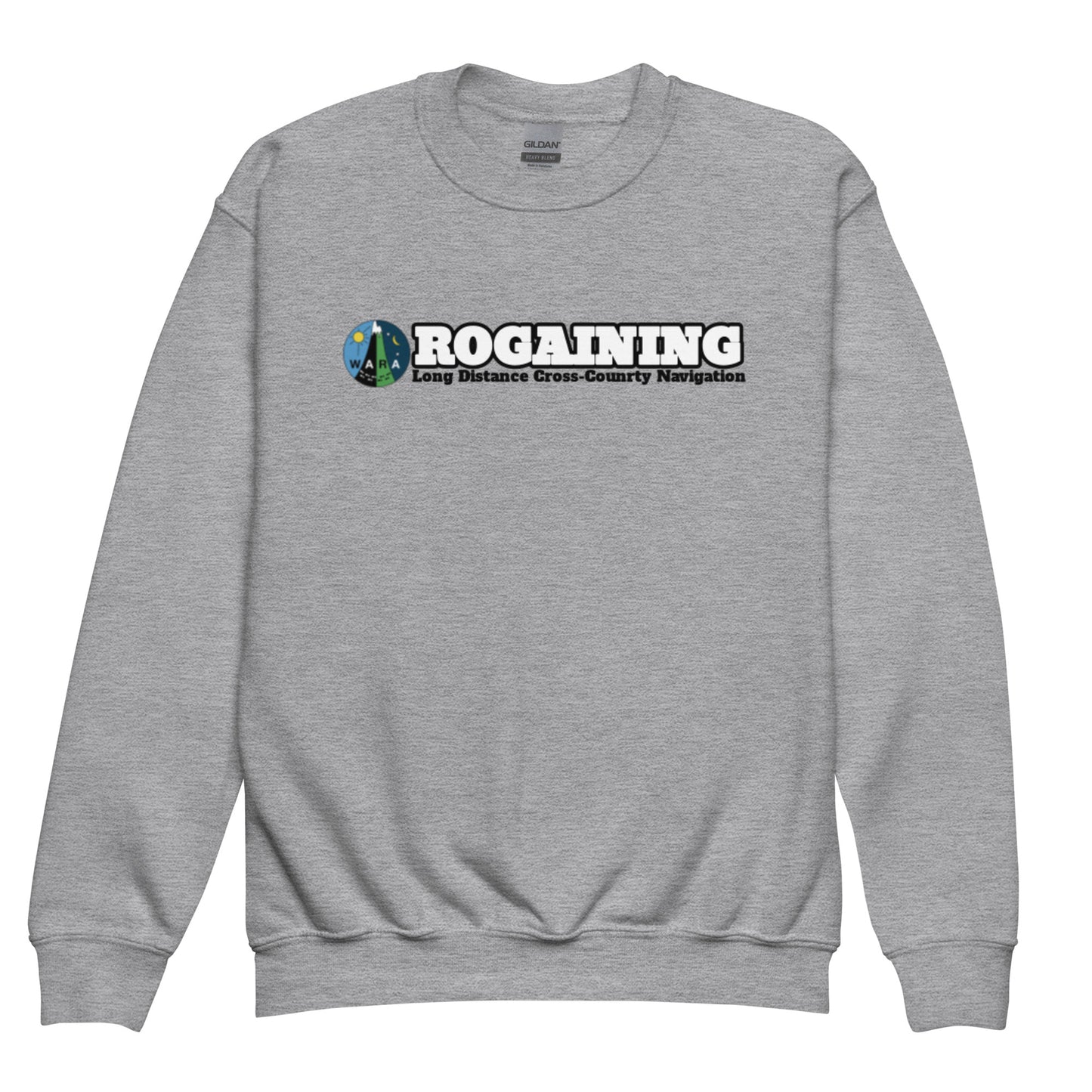 WARA Rogaining Youth crewneck sweatshirt - Grey