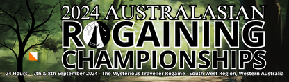 2024 Australasian Rogaining Championship Bumper Sticker