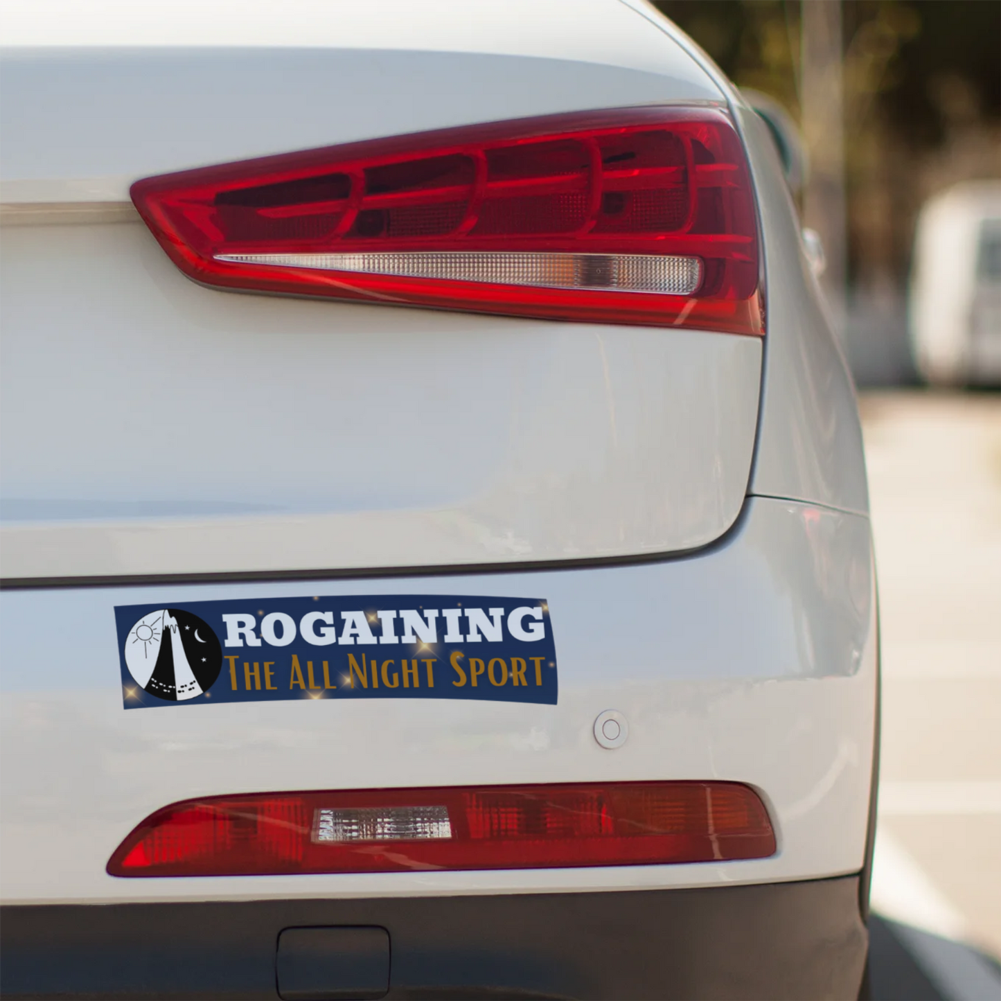 ALL NIGHT ROGAINING BUMPER STICKER