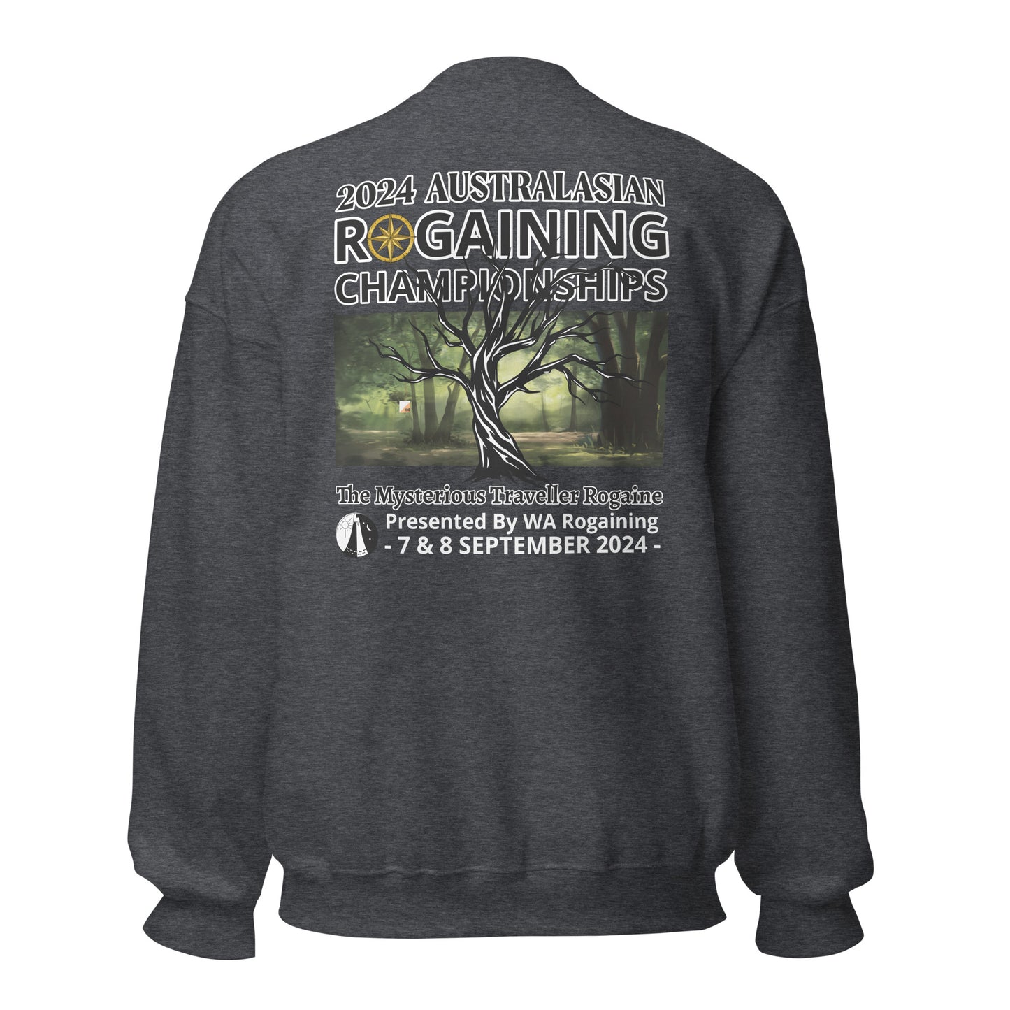 2024 Australasian Rogaining Championship - Graphic - Unisex Sweatshirt - Dark Heather