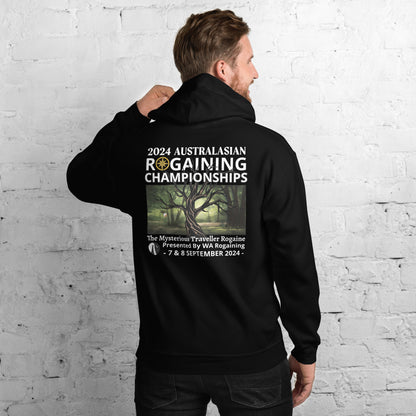 2024 Australasian Rogaining Championship - Graphic - Unisex Hoodie - Black