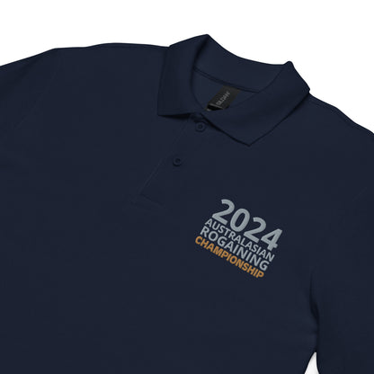 2024 Australasian Rogaining Championship Unisex Polo - Navy