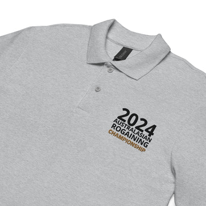 2024 Australasian Rogaining Championship Unisex Polo - Grey