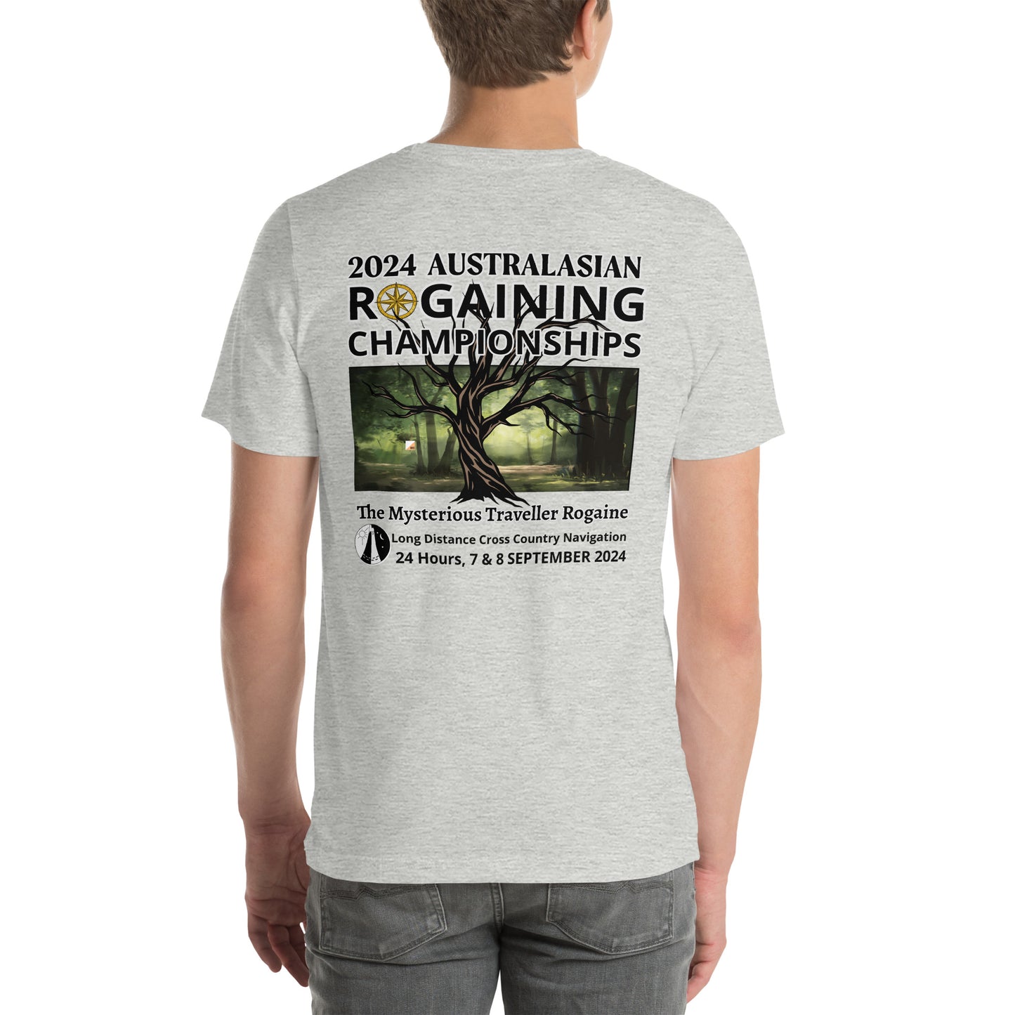 2024 Australasian Rogaining Championship - Graphic - Unisex T-Shirt - Grey