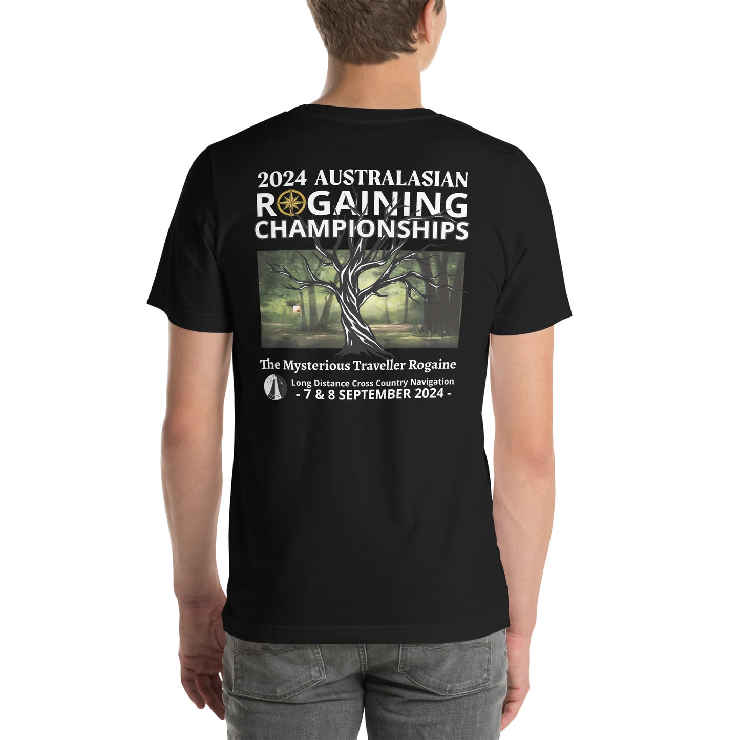 2024 Australasian Rogaining Championship - Graphic - Unisex T-Shirt - Black