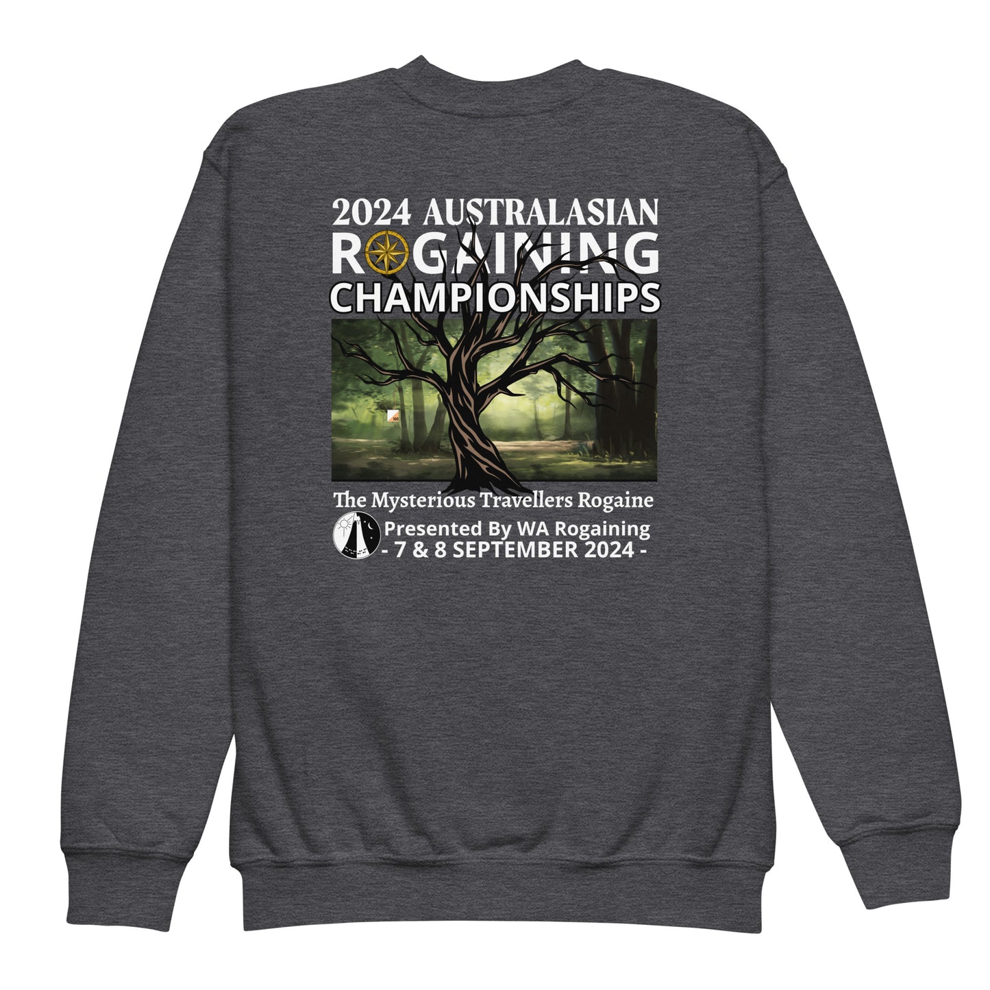 2024 Australasian Rogaining Championship - Graphic - Unisex Youth Crew Neck
